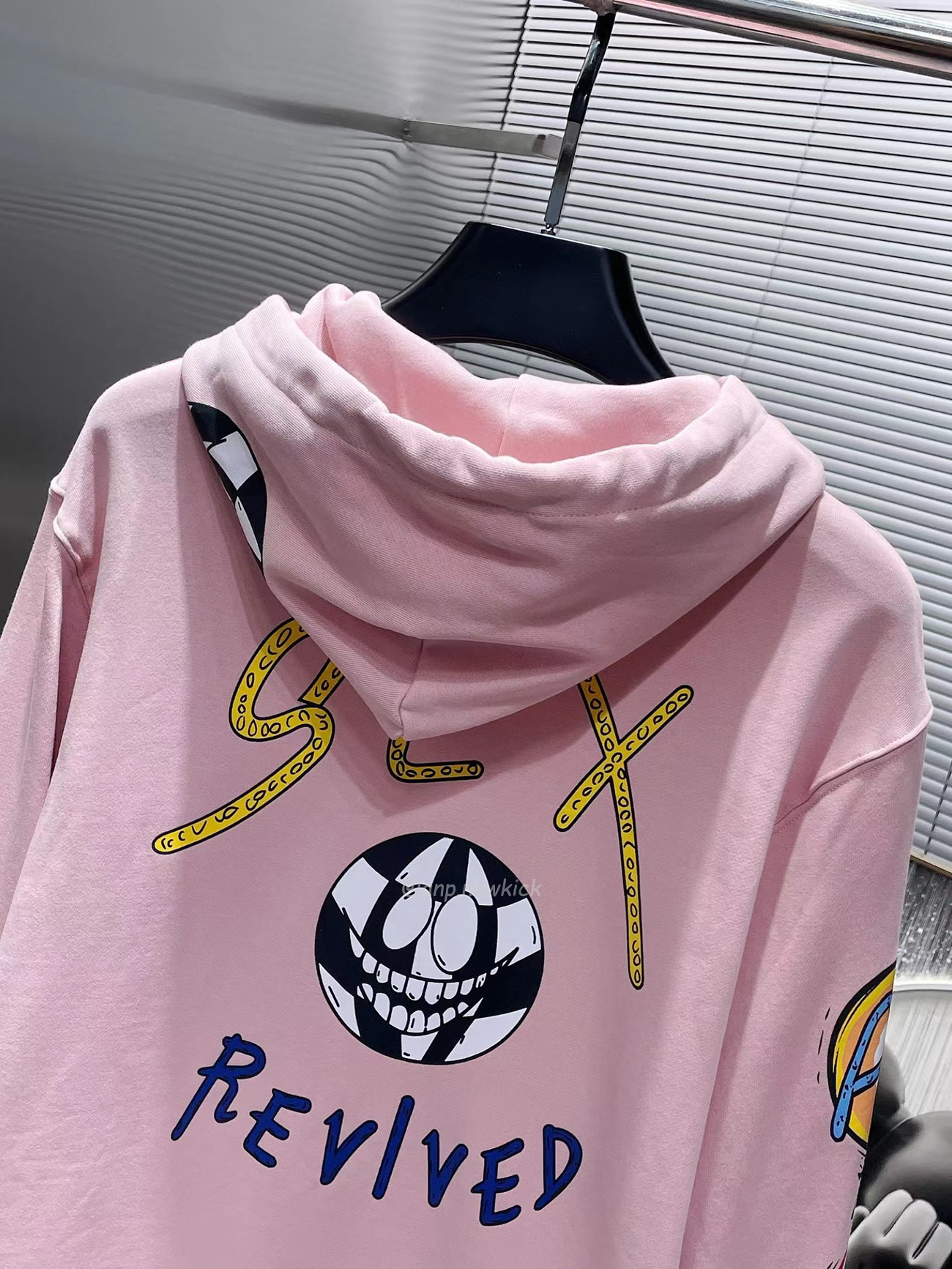 Chrome Hoodie Women Pullover Hip Hop Pink (5) - newkick.app